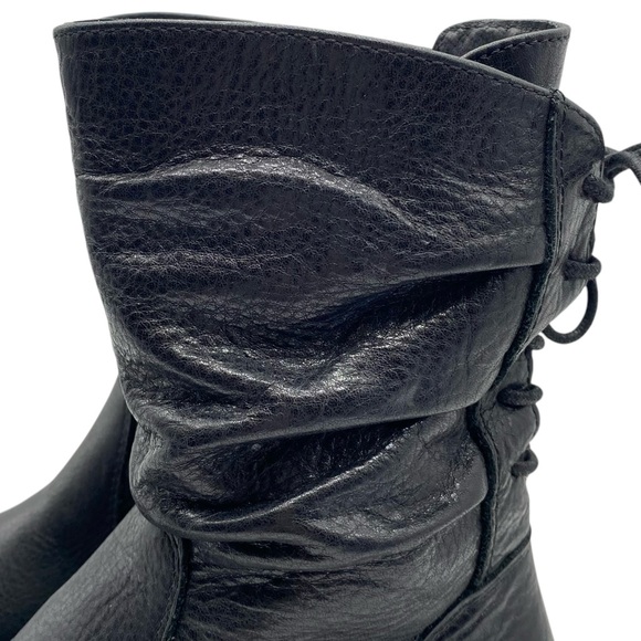 Sofft Womens Shoes Sharnell Low Boots 6.5 Black Leather Aqua Sofft Comfortable - Picture 4 of 14